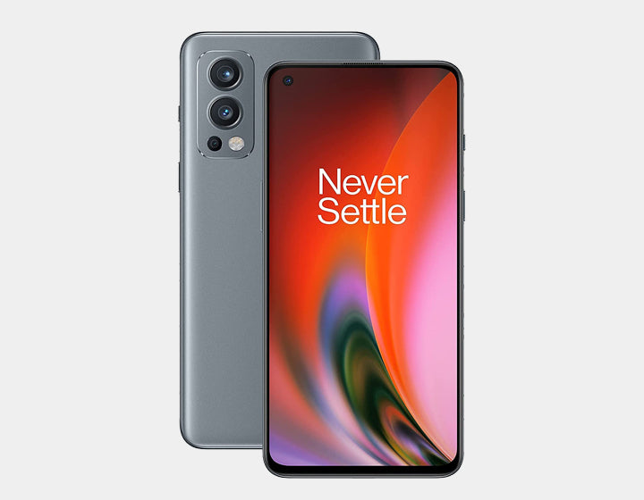 OnePlus Nord 2 5G Unlocked Smartphone - 128GB ROM 8GB RAM Dual SIM GSM - Gray Sierra | Fast Charging, 50MP Camera | Perfect for Travel, Work & Gaming