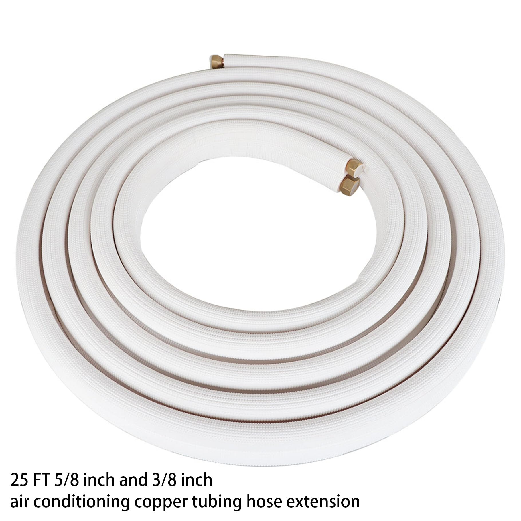 25 FT Air Conditioning Copper Hose Extension - 5/8