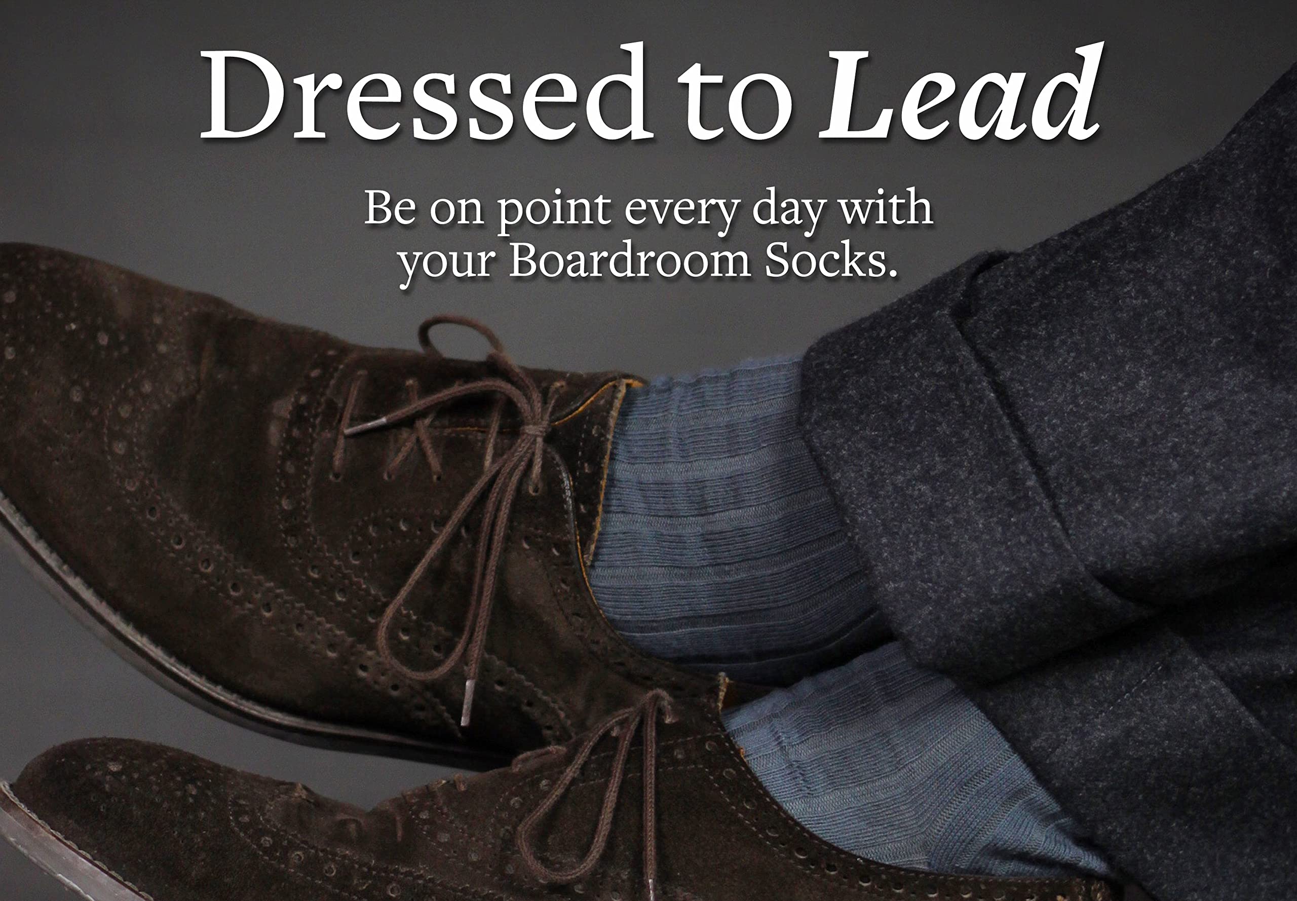 Premium Cotton Dress Socks for Men - Breathable Knee-High Business Socks | Formal Over-the-Calf Dress Socks by Boardroom Socks | Perfect for Office, Weddings & Professional Occasions