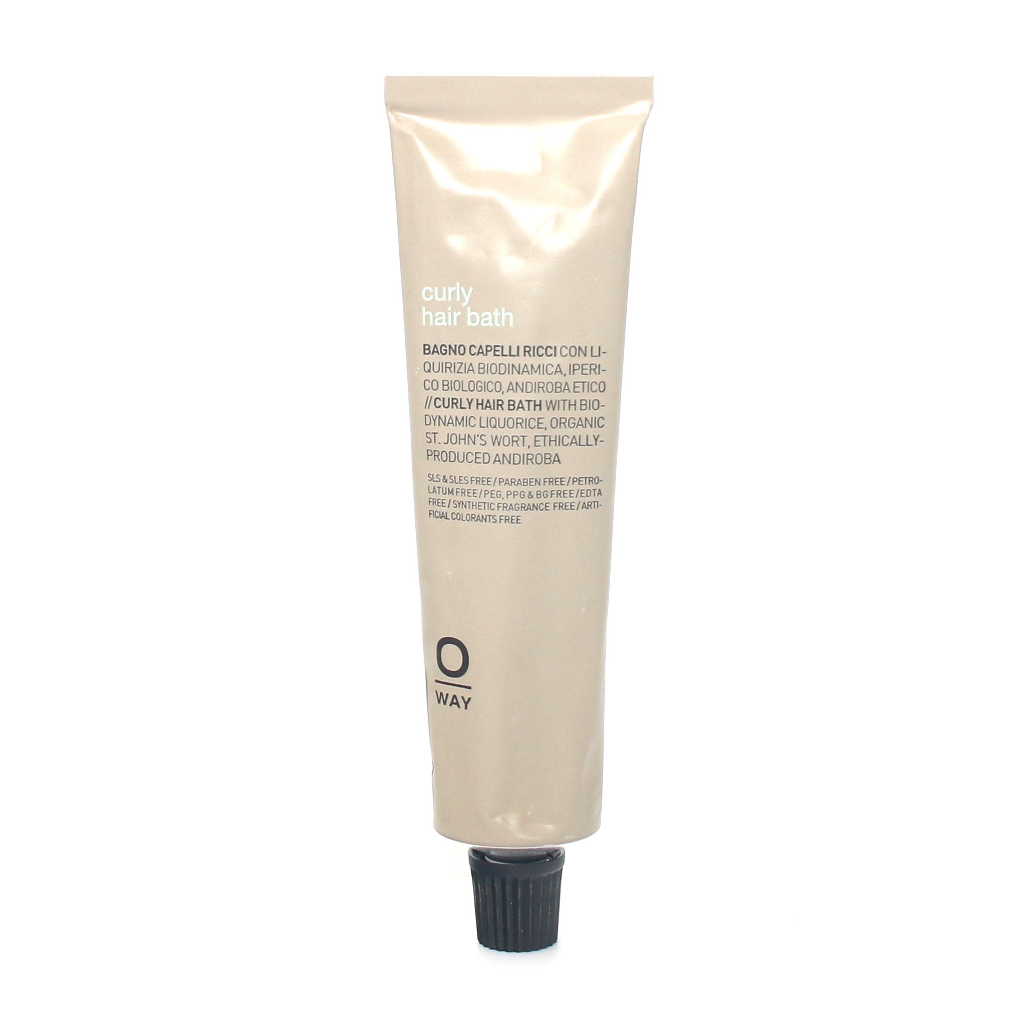 O Way Curly Hair Shampoo - 1.7 oz for Natural Curls & Waves | Hydrating & Frizz Control | Perfect for Daily Wash & Salon-Quality Care at Home