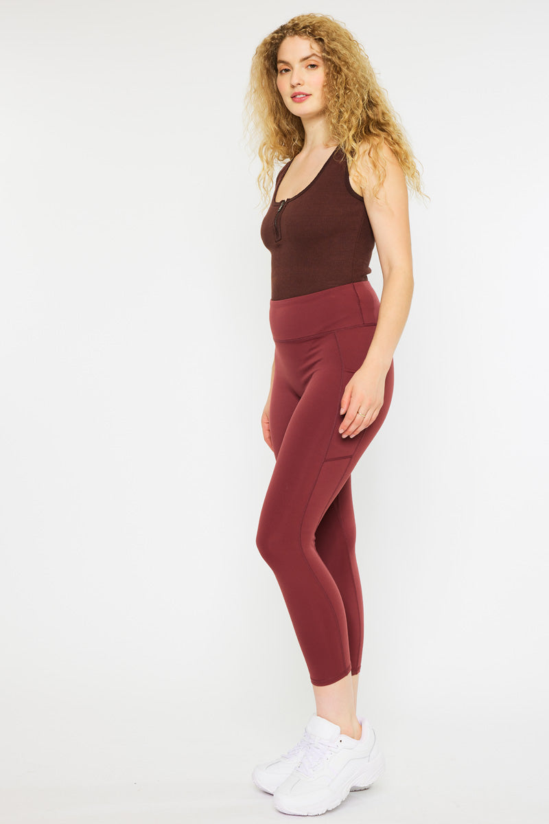 Best Demi High Rise Active Leggings for Women - Yoga, Running & Workout - Comfortable & Breathable Workout Pants for Gym & Everyday Wear