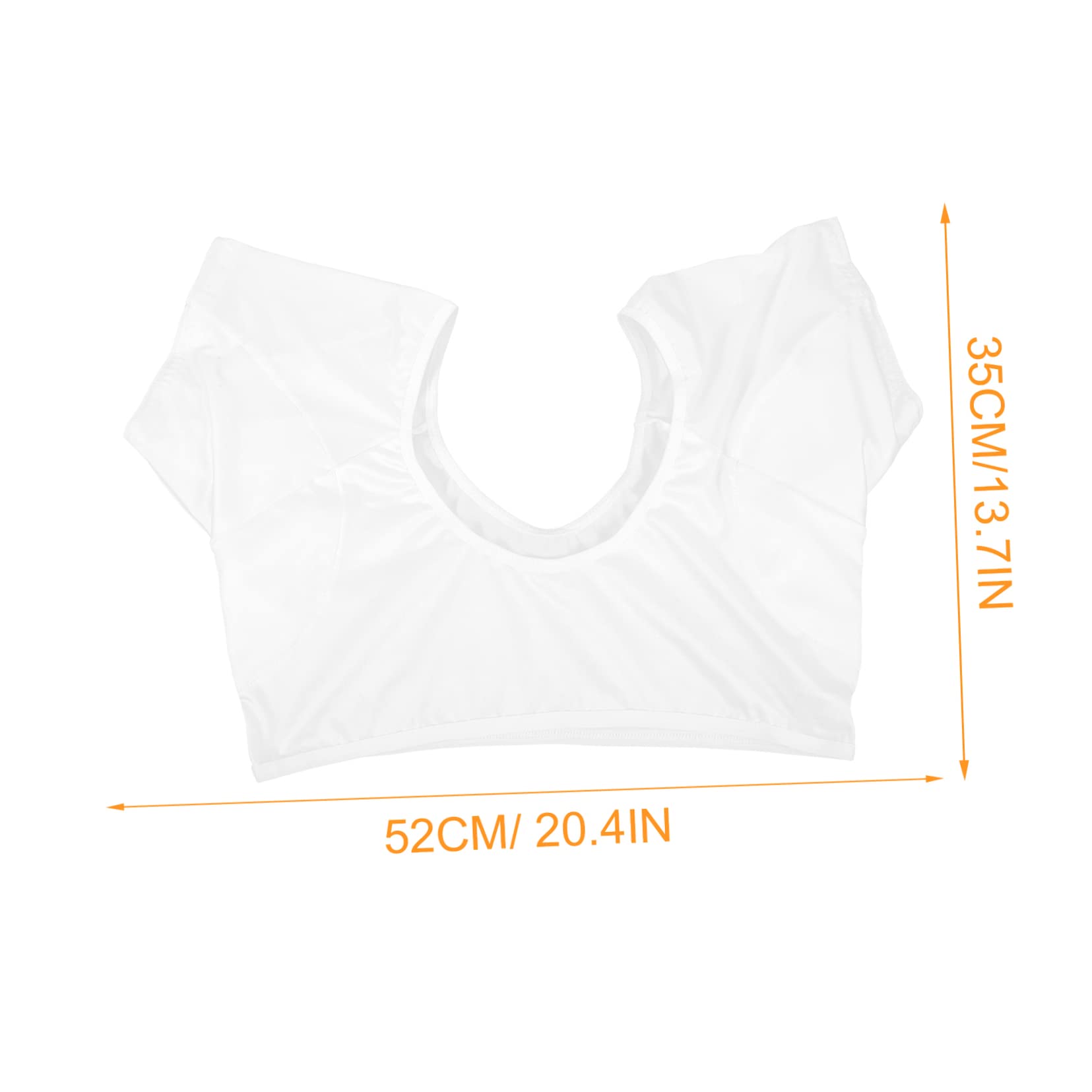 Healeved 5-Pack Women's Breathable Underarm Sweat Pads & Moisture-Wicking Tank Tops - Lightweight Summer Athletic Shirts for Girls & Ladies - White Polyester Sports Undershirts for Gym, Yoga & Outdoor Activities