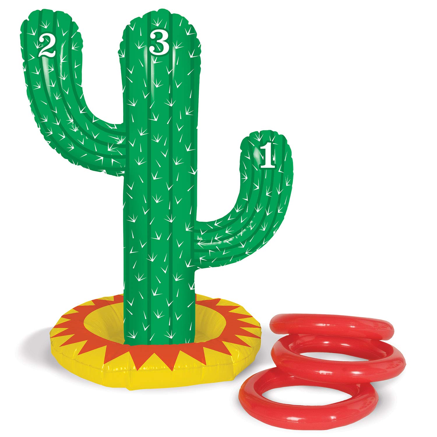 Beistle 53455 Inflatable Cactus Ring Toss Game - 21