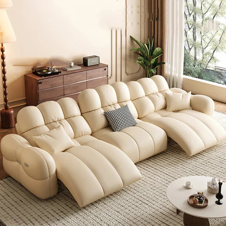 Cloud Lazy Puff Extendable Large Sofa - Ultra Comfortable Modern Luxury Sectional for Living Room, Bedroom & Home Theater Relaxation