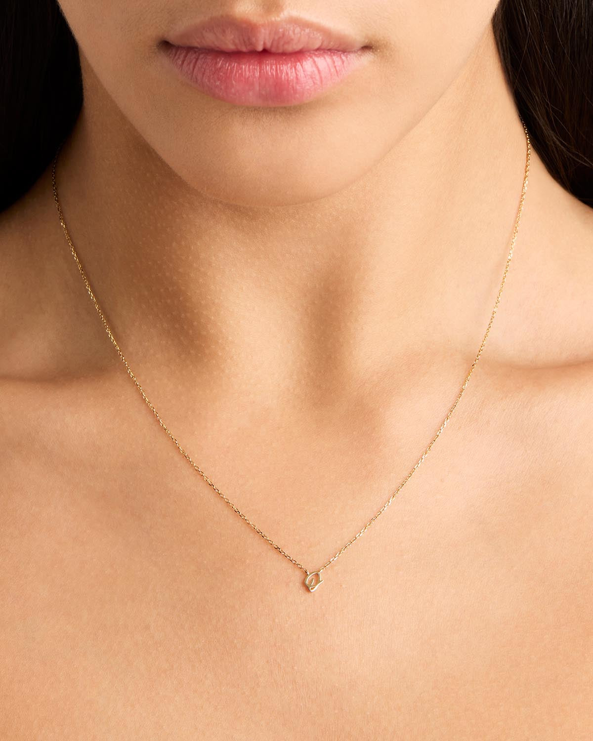 14K Solid Gold Love Letter Necklace for Women - Personalized Romantic Jewelry Gift for Her - Perfect for Anniversaries, Valentine's Day & Special Occasions