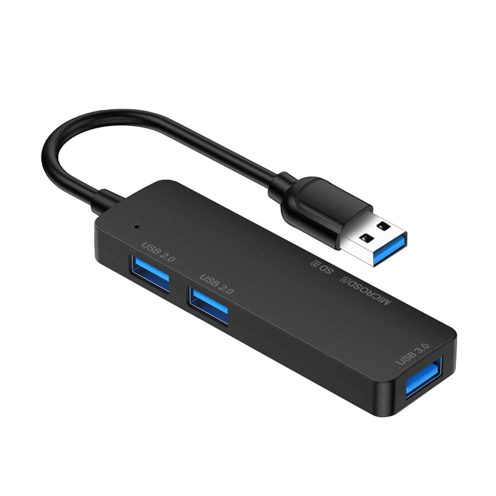 5-in-1 USB C Hub Adapter with USB 3.0 & Card Reader for MacBook Pro/XPS - Perfect for Office & Travel