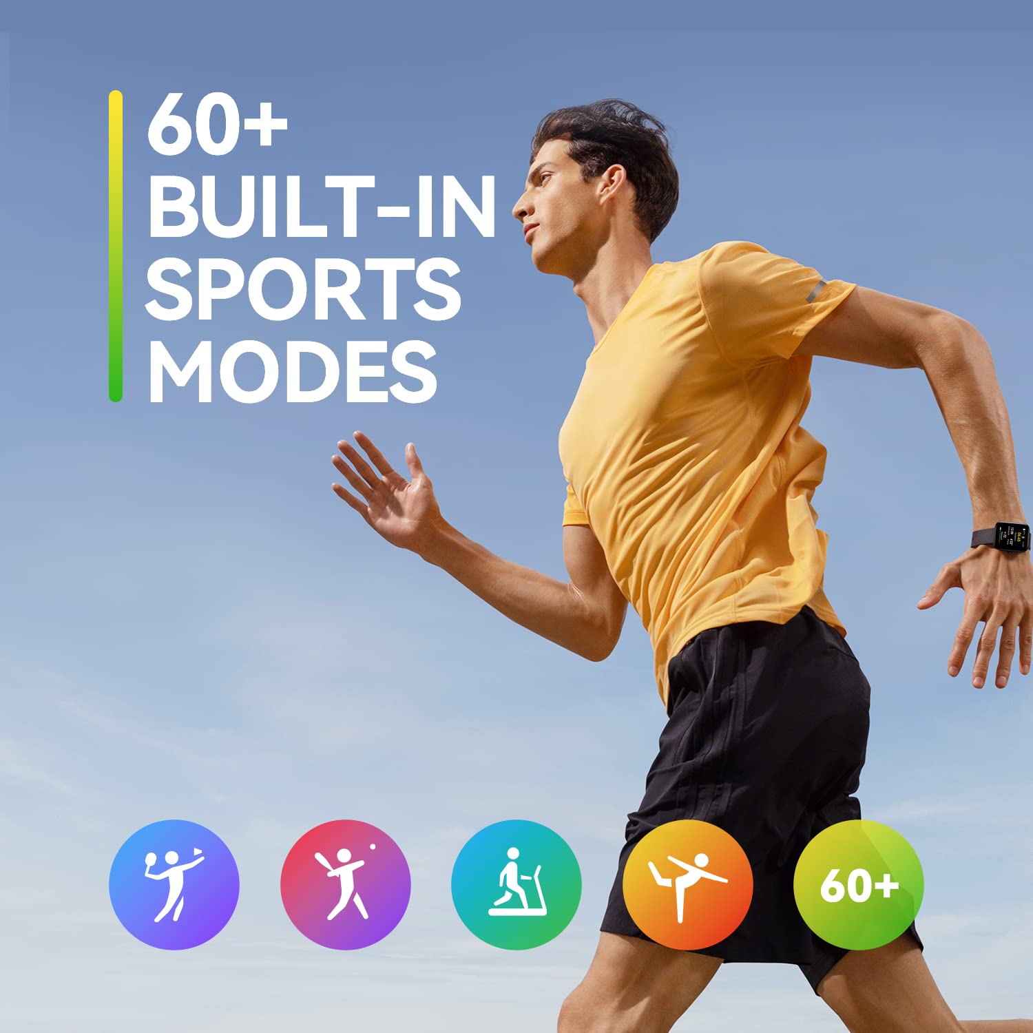 Amazfit Bip 3 Pro Smart Watch for Men - GPS Fitness Tracker with 14-Day Battery Life, 60+ Sports Modes, Water Resistant, Heart Rate & Sleep Monitor - Compatible with Android & iPhone (Black) - Perfect for Running, Swimming & Daily Activity Tracking