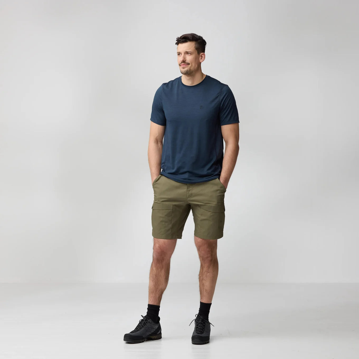 Fjallraven Abisko Lite SS Men's Hiking Shirt - Lightweight, Quick-Dry & Breathable for Outdoor Adventures & Travel