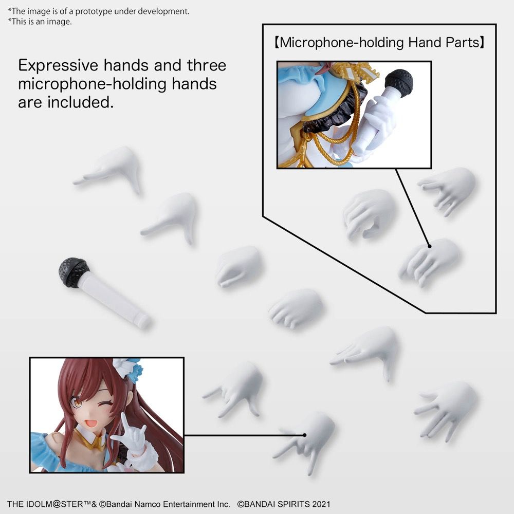 Bandai 30 Minutes Sisters 30MS The Idolmaster: Shiny Colors Amana Osaki Model Kit - Anime Action Figure for Collectors & Custom Builders | Perfect for Display & Photography