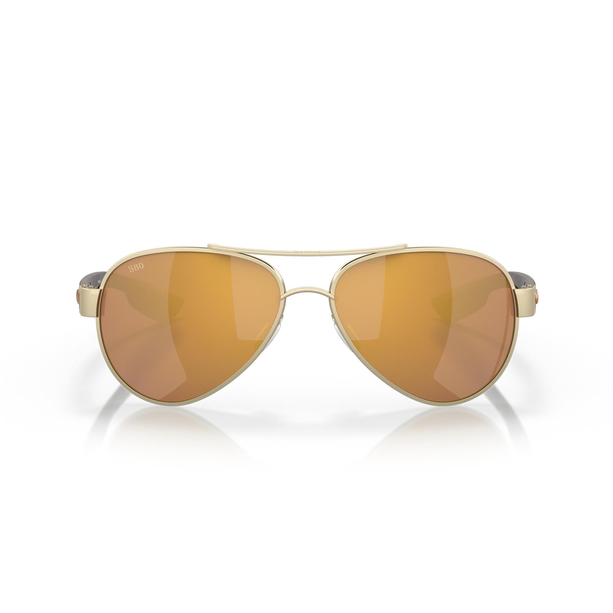 Costa Del Mar Women's Loreto Aviator Sunglasses - Polarized UV Protection - Stylish Fashion Shades for Women - Perfect for Driving, Beach & Outdoor Activities