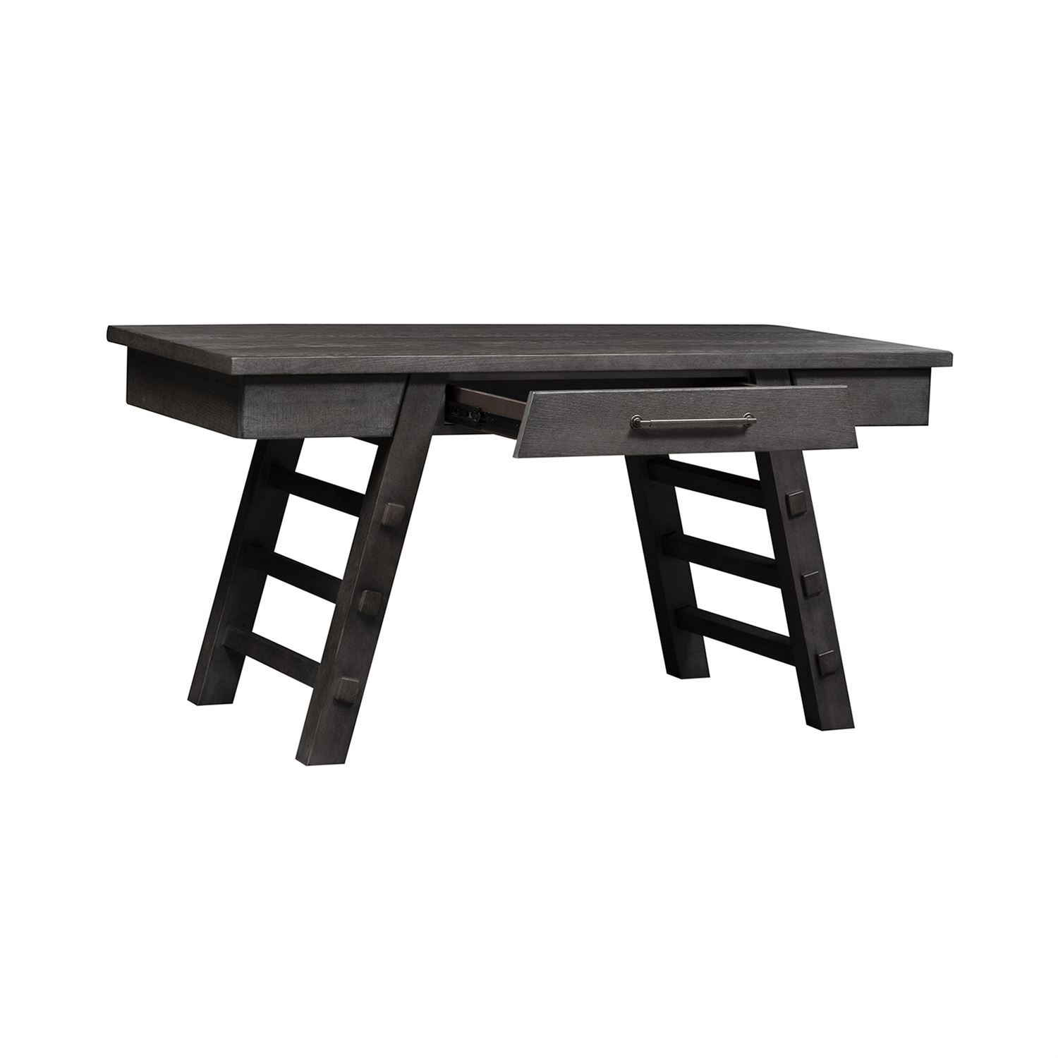 Modern Farmhouse Office Desk - Rustic Wooden Writing Table with Storage Drawers for Home & Workspace - Perfect for Remote Work, Study & Creative Projects