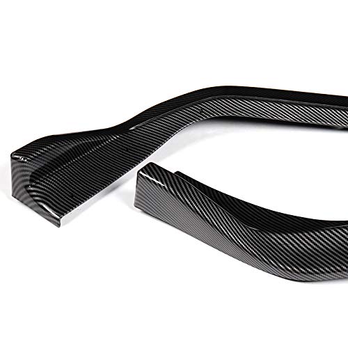 3PCS Front Bumper Spoiler Lip + 6PCS Side Skirt Extensions for 2014-2016 Lexus IS250 IS350 F-Sport | Universal 86