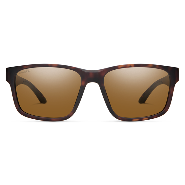 Basecamp Matte Tortoise Polarized Sunglasses with ChromaPop Brown Lenses - Perfect for Outdoor Adventures, Driving & Everyday Style