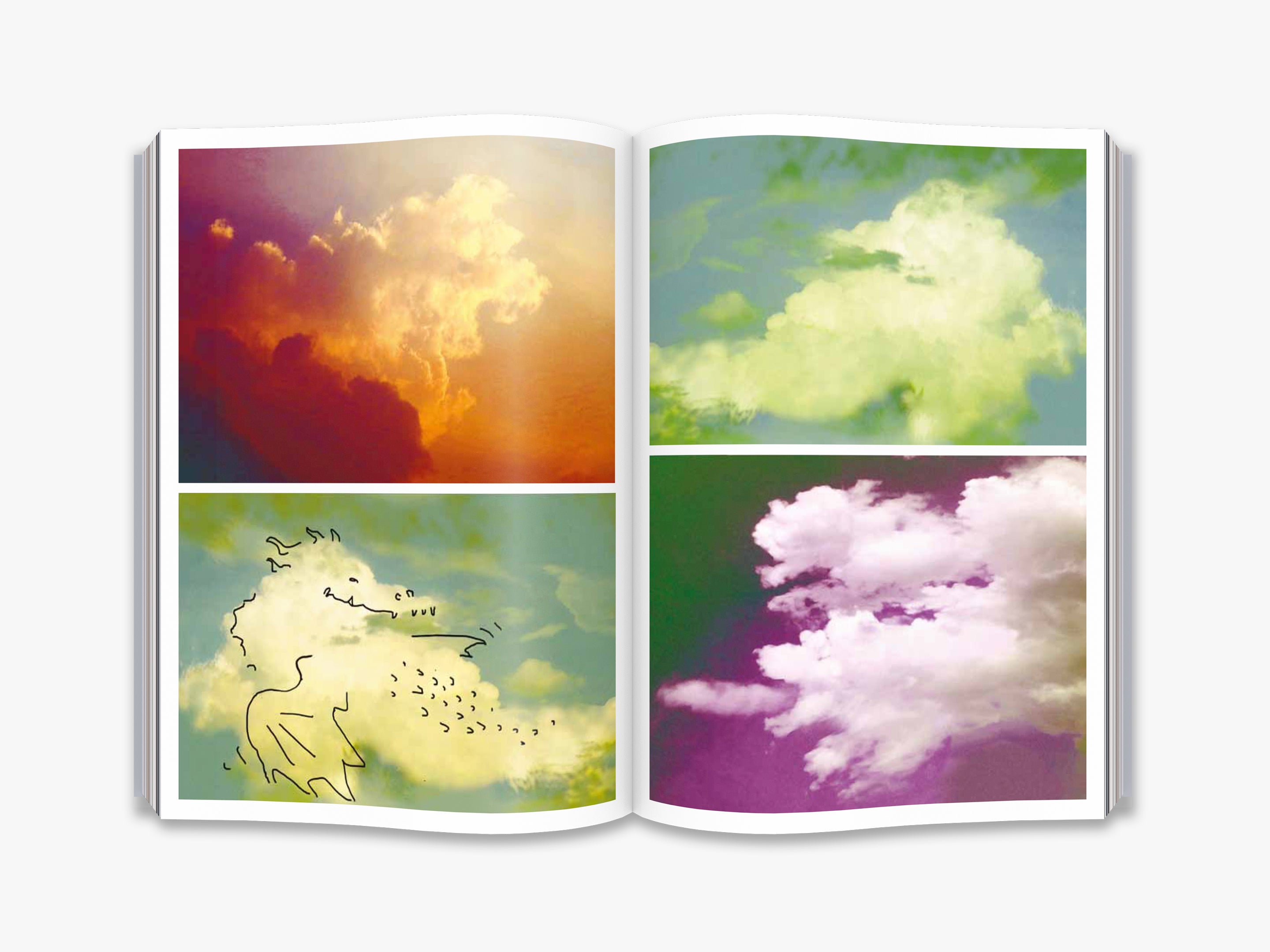 Hirameki: Clouds - Abstract Art Print for Home & Office Decor - Perfect for Living Room, Bedroom, or Workspace Wall Art