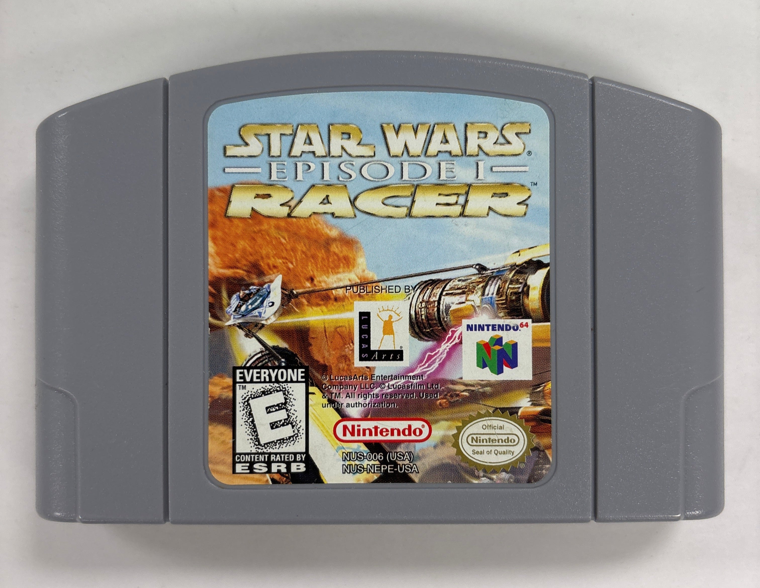 Star Wars Episode I Racer - Nintendo 64 N64 Complete In Box with Manual & Original Packaging - Classic Video Game for Collectors & Retro Gaming Enthusiasts - Perfect for Display, Gaming Nights & Nostalgic Fun