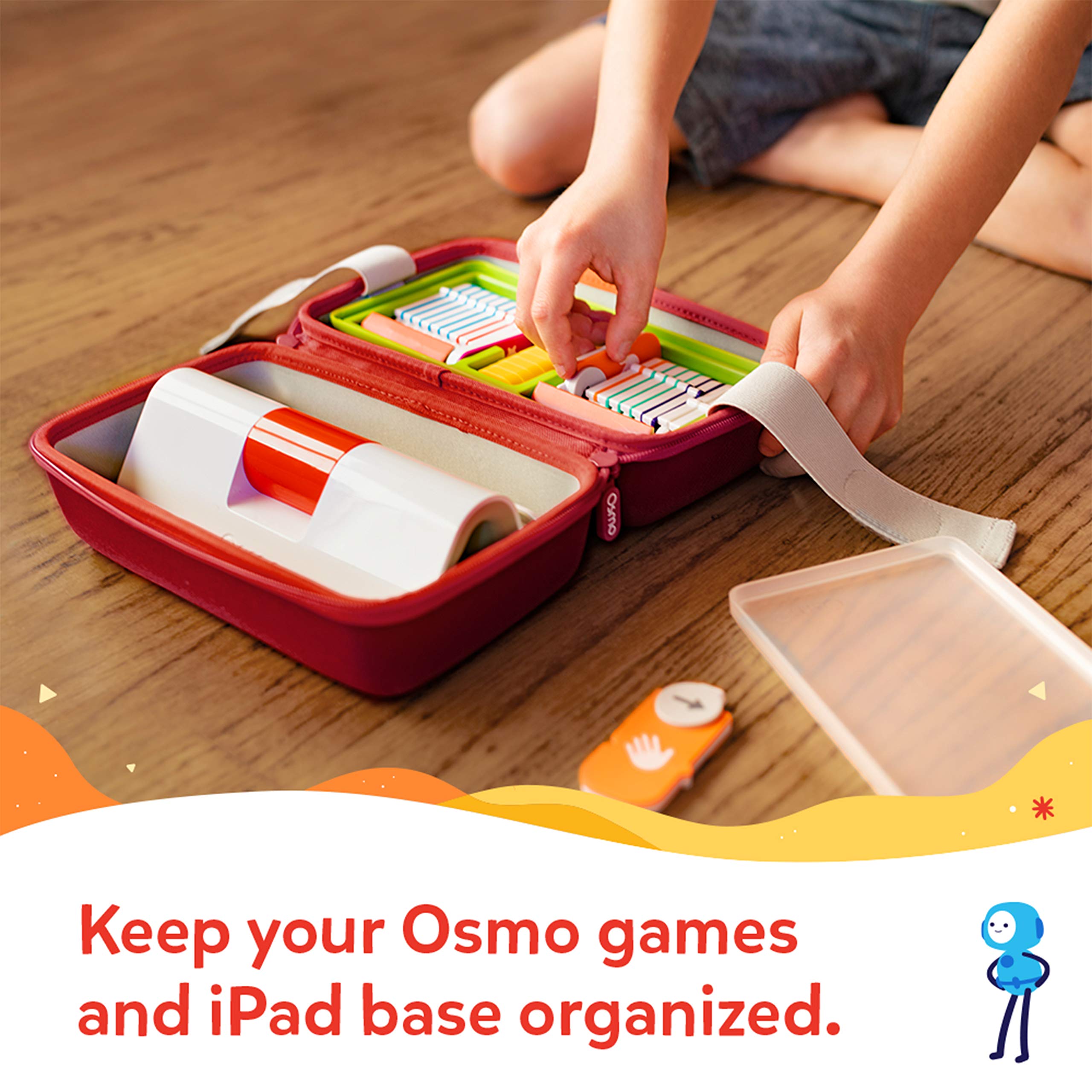 Osmo Genius Starter Kit for iPad - 7 STEM Educational Learning Games for Kids Ages 6-10 | Spelling, Math & Creative Problem Solving | Includes Family Game Night Bundle & Portable Storage Case | Perfect for Homeschooling, Classroom Activities & Family Game Nights