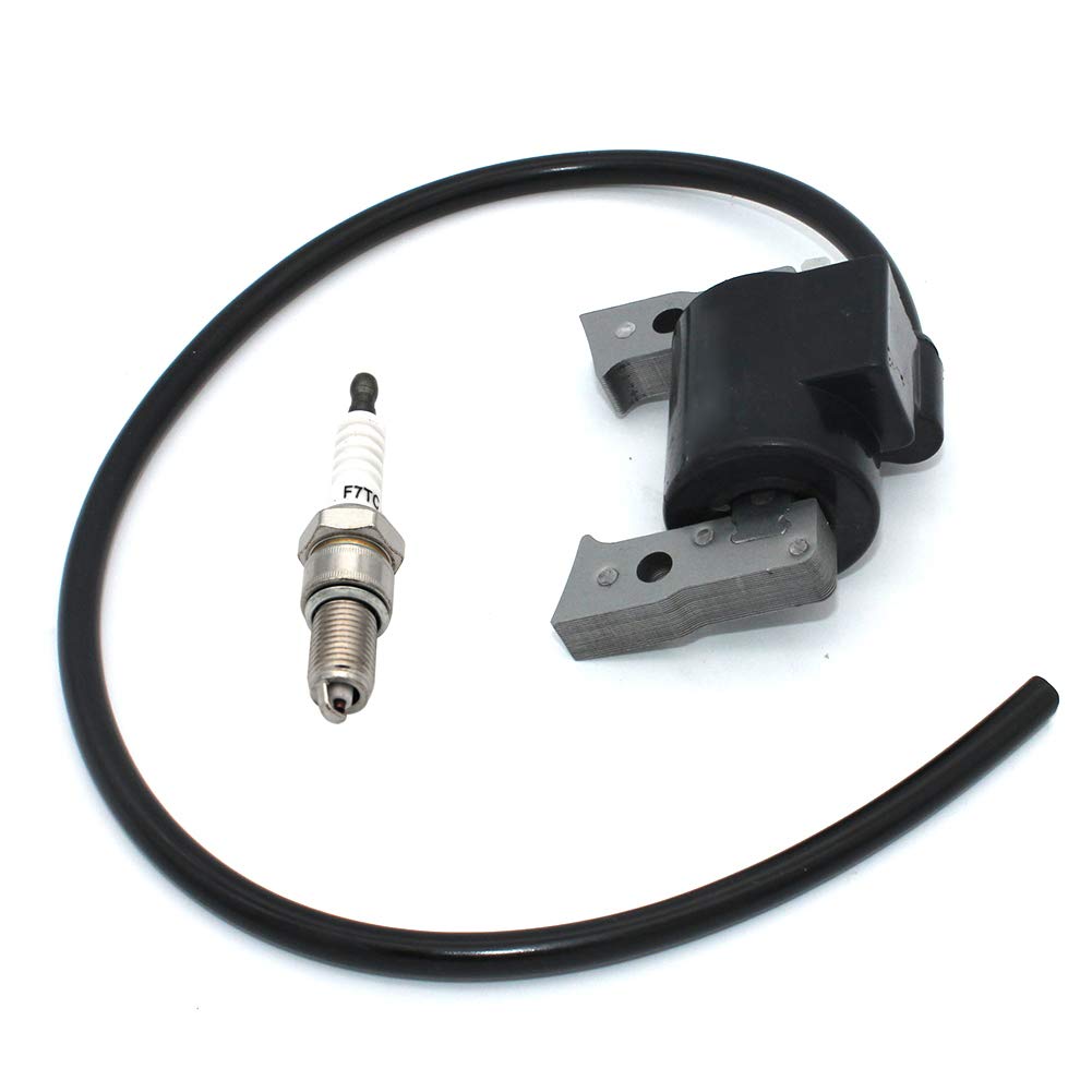 High Performance Ignition Coil with Spark Plug for Kawasaki FC401V FC420V FB460V - Compatible with Toro 30165, John Deere GT242 LX172 LX176 (Part# 21121-2086, AM121820, KM-21121-2086) - Perfect for Lawn Mowers, Tractors & Outdoor Power Equipment