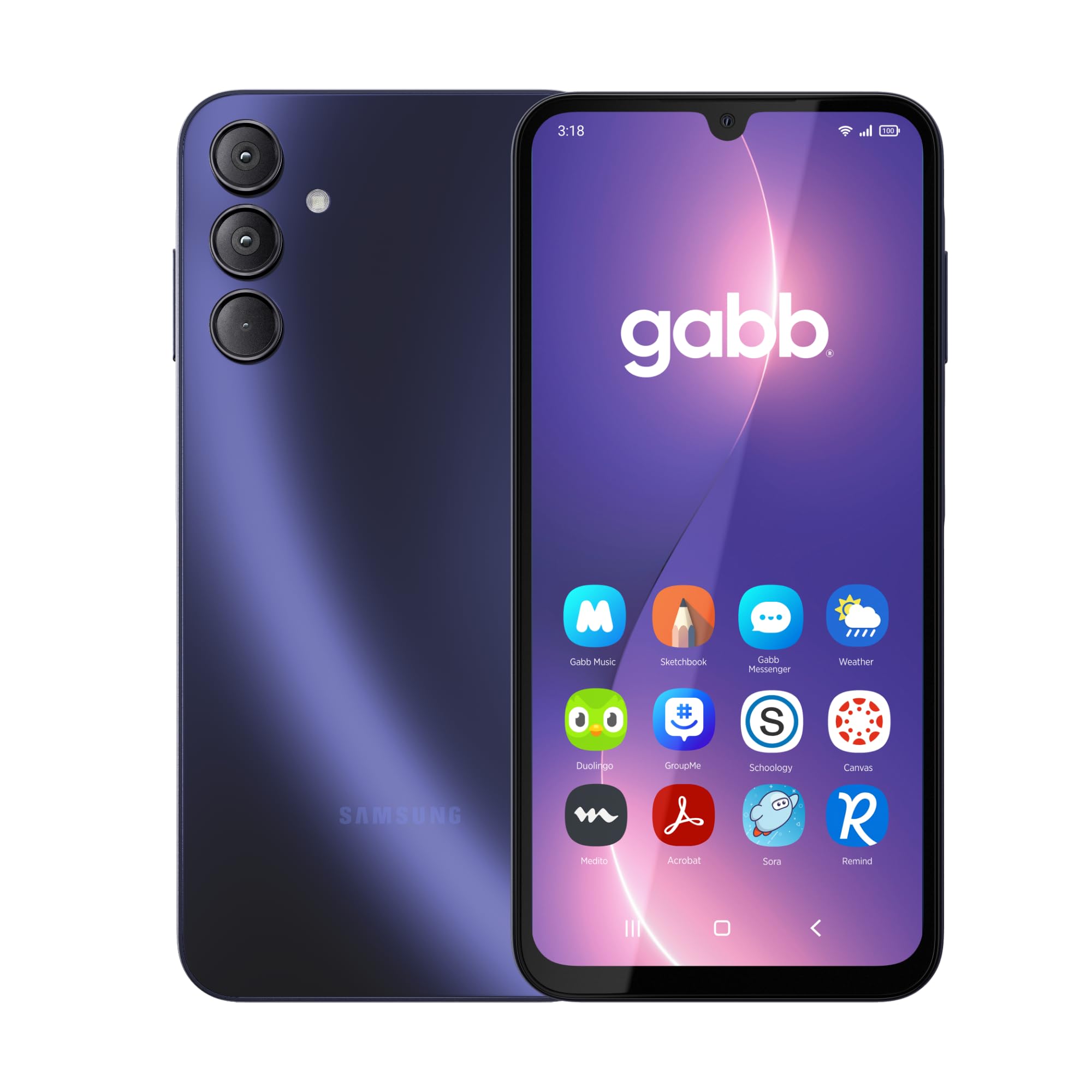Gabb Phone 4 Pro - Safe Kids Cell Phone with GPS Tracker, No Internet or Social Media, Parental Control Smartphone for Children & Teens - Perfect for School, Outdoor Activities and Family Communication