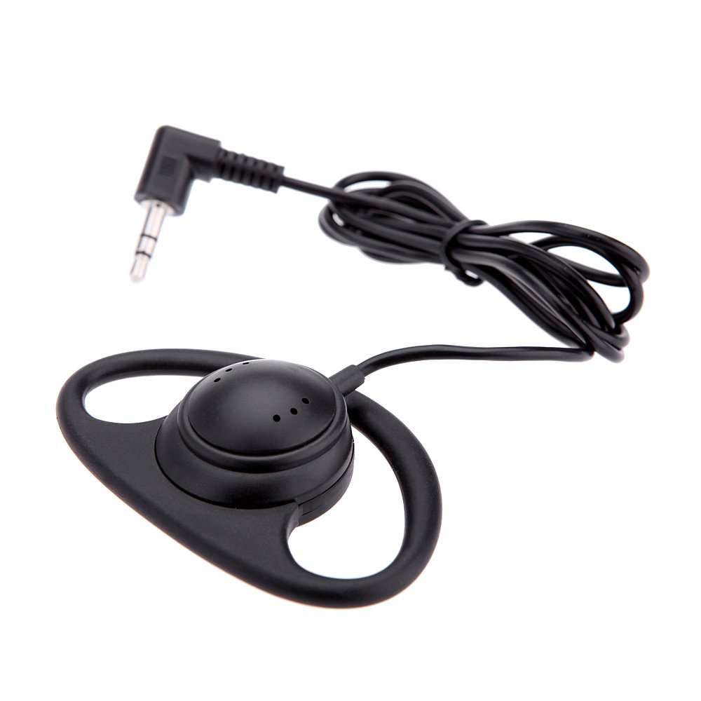 Andoer Single-Sided Headset with Dual-Channel Audio, 3.5mm Plug for Laptop, PC, Skype & VoIP Calls - Perfect for Online Meetings, Gaming & Customer Service (1PC)