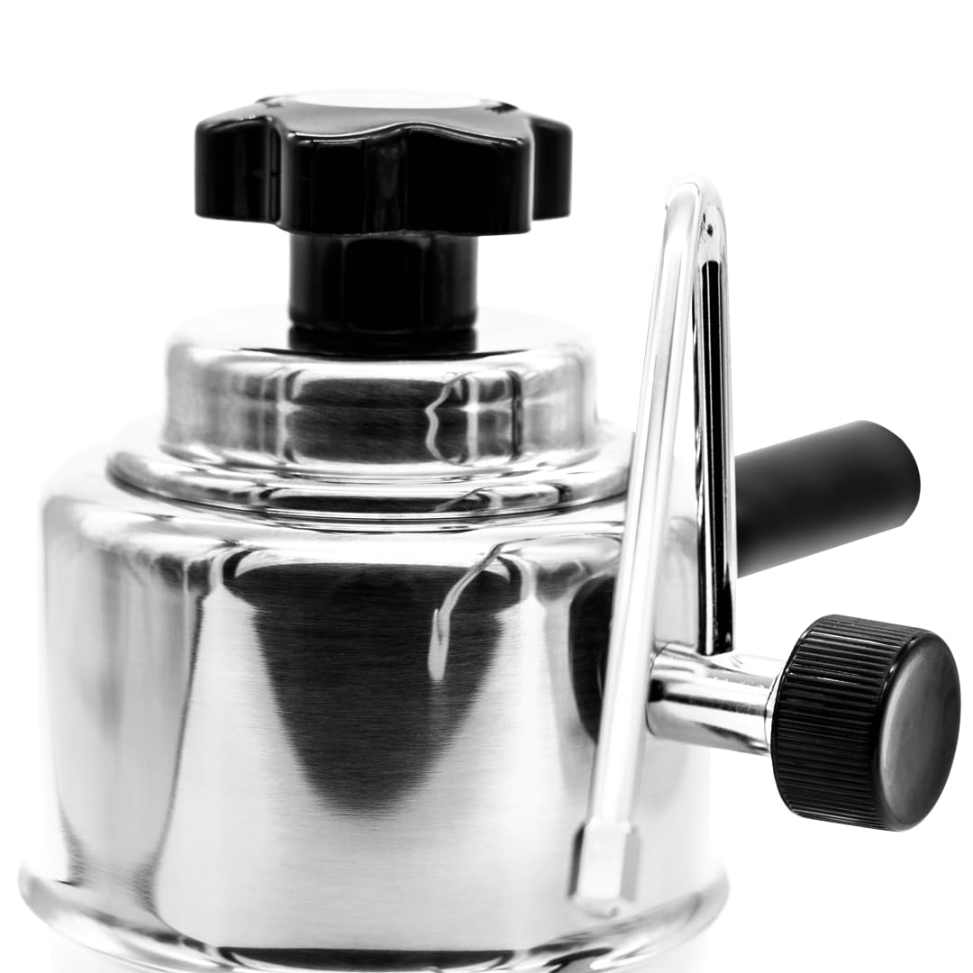 Bellman Stovetop Milk Steamer 50SS - Professional Espresso Frother for Lattes & Cappuccinos - Perfect for Home Baristas & Coffee Enthusiasts