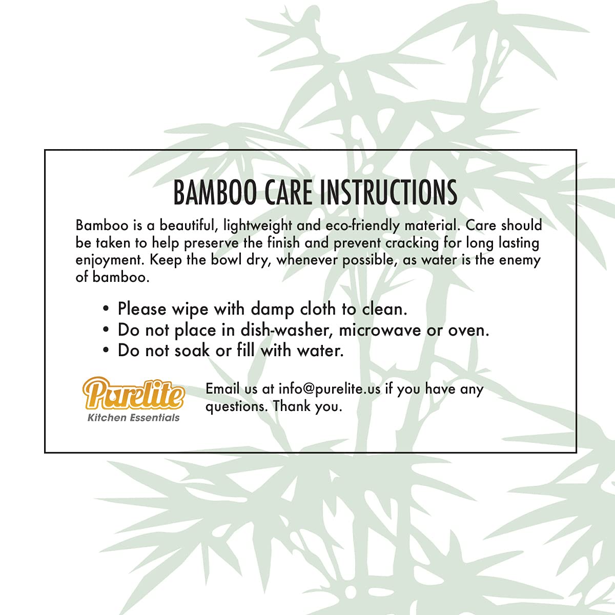 Bamboo Salad Serving Set - 12