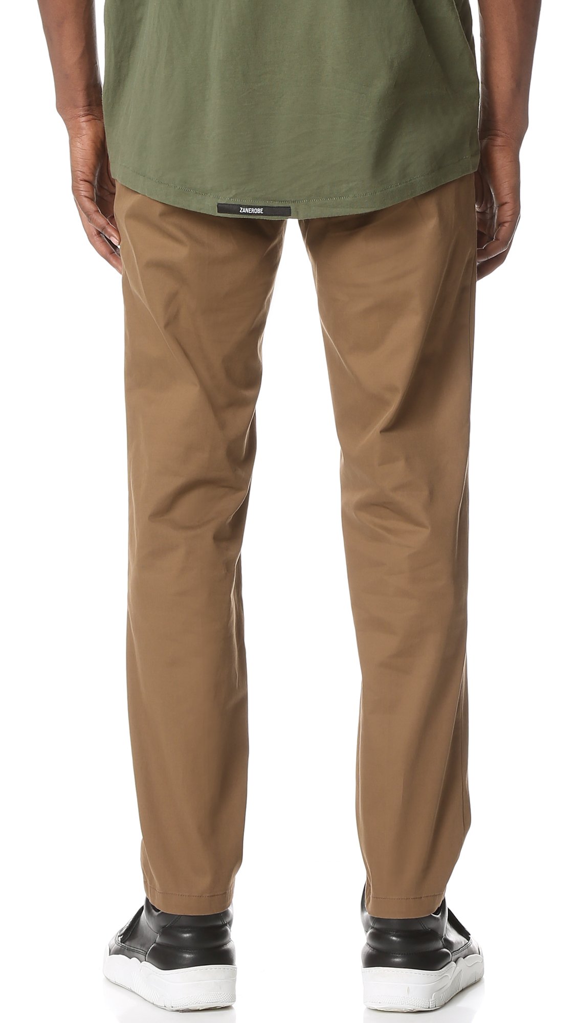 Zanerobe Men's Box Chino Pants - Slim Fit Stretch Comfort Casual Trousers for Work, Office & Everyday Wear