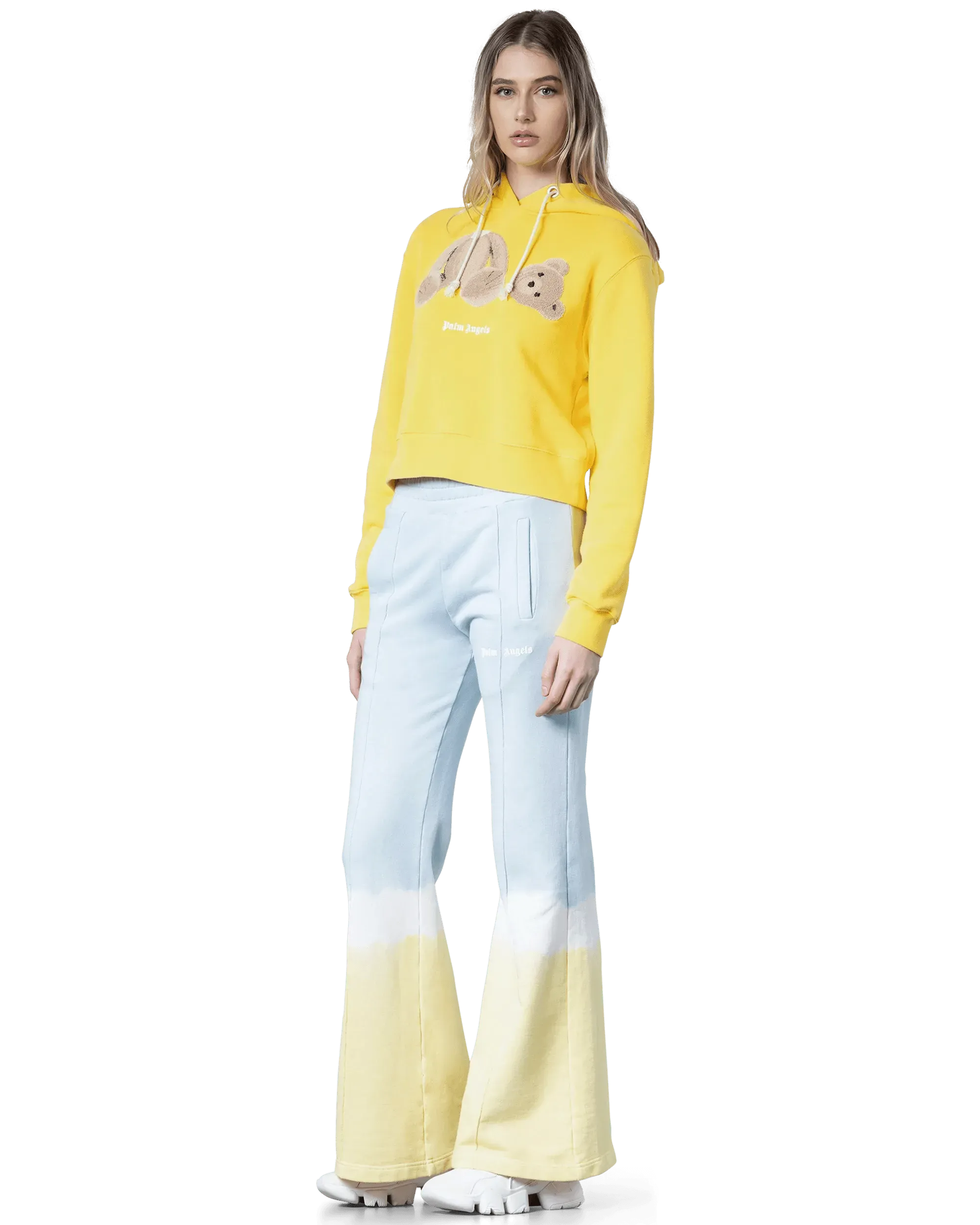 Stylish Dip Dye Wide Leg Pants for Women - Trendy High Waist Flowy Trousers for Casual & Boho Outfits | Perfect for Summer, Beach & Festival Fashion