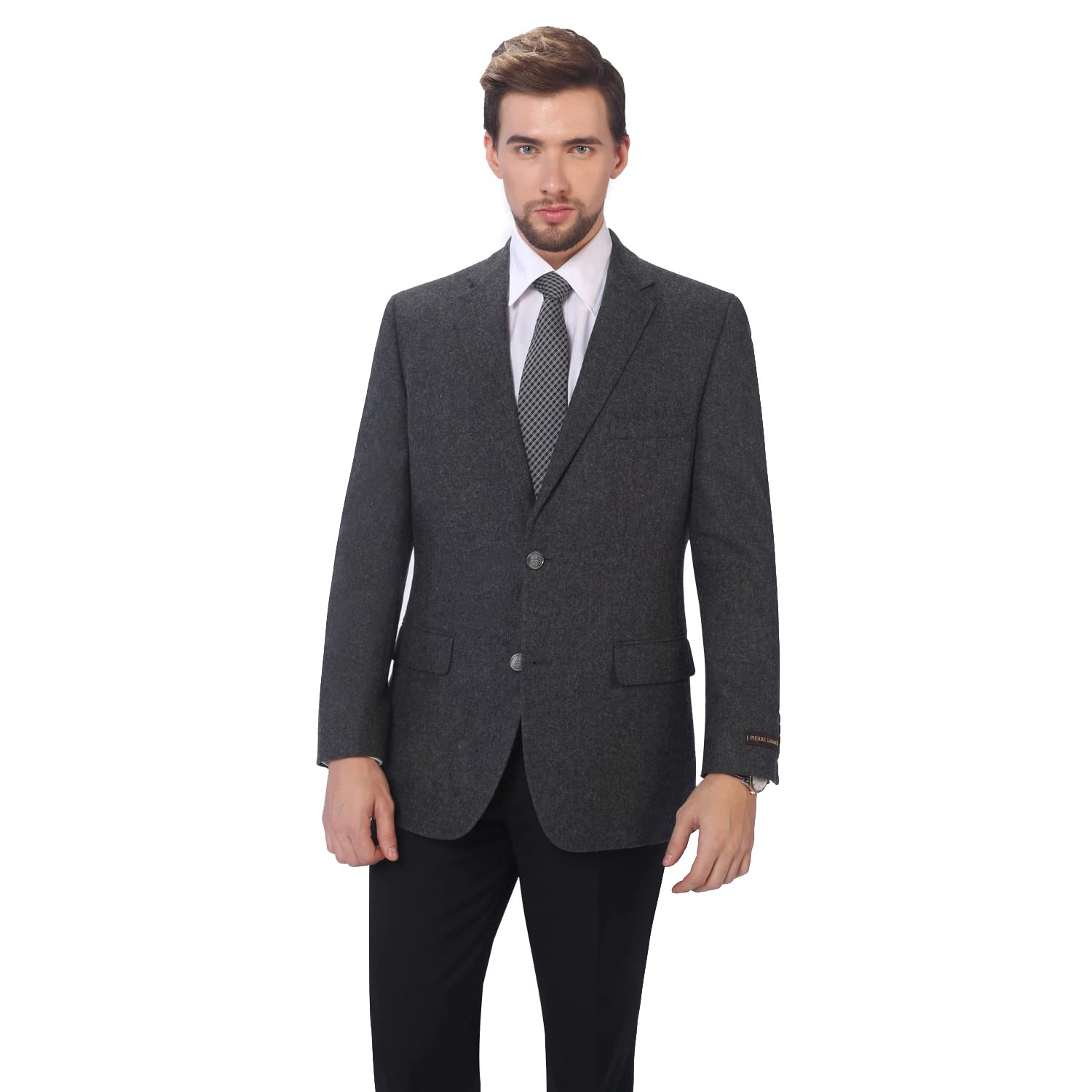 Premium Men's Wool Blend Business Blazer - Slim Fit Dress Suit Jacket for Office, Wedding & Formal Events | Professional & Stylish Work Attire