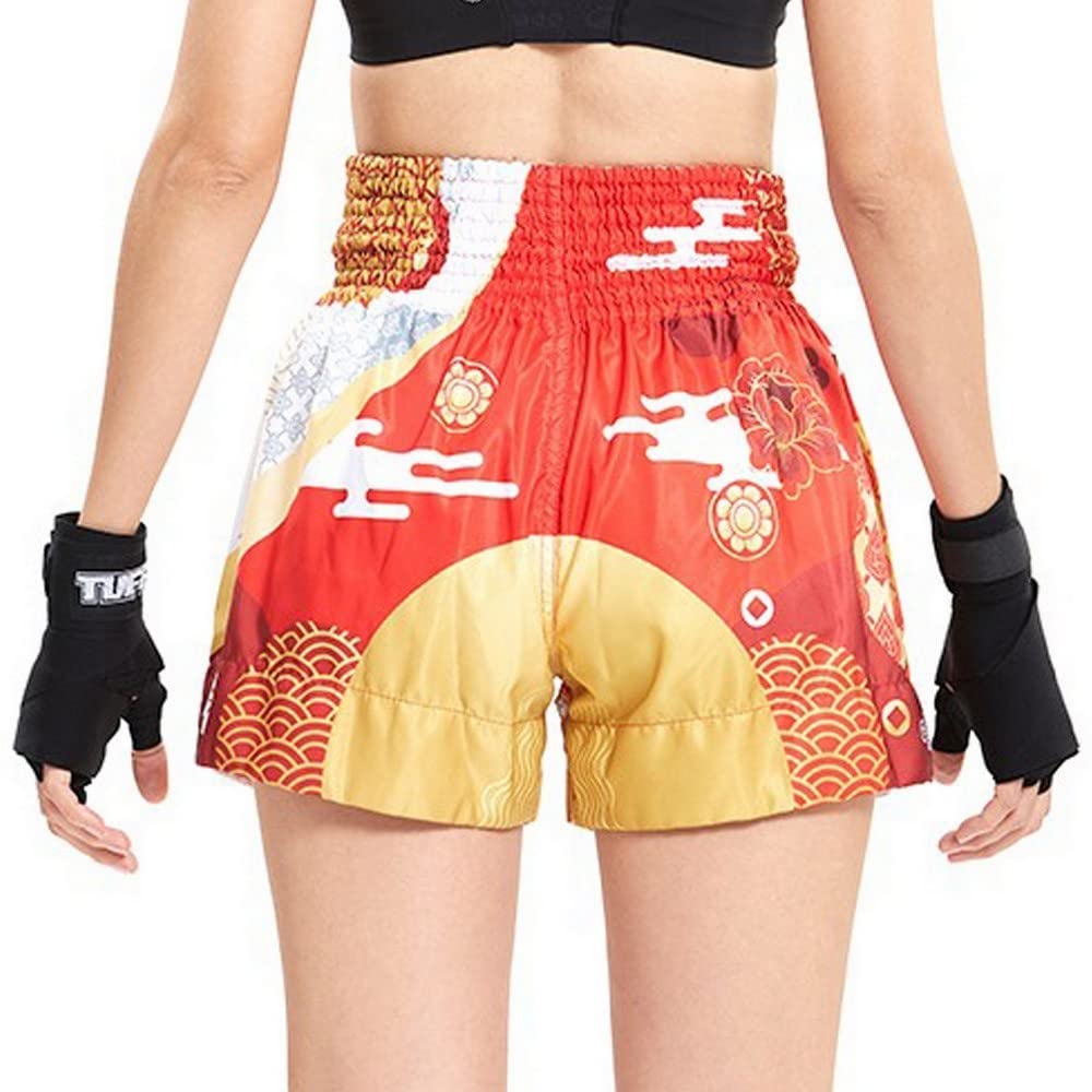 Premium Tuff Sport Muay Thai Shorts - Authentic Thai Boxing Shorts for MMA, Kickboxing & Intense Workouts | Ideal for Training, Competition & Martial Arts Practice