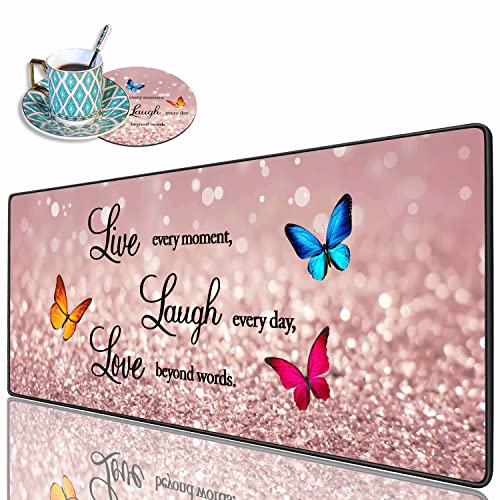 Glitter Quote Live Laugh Love