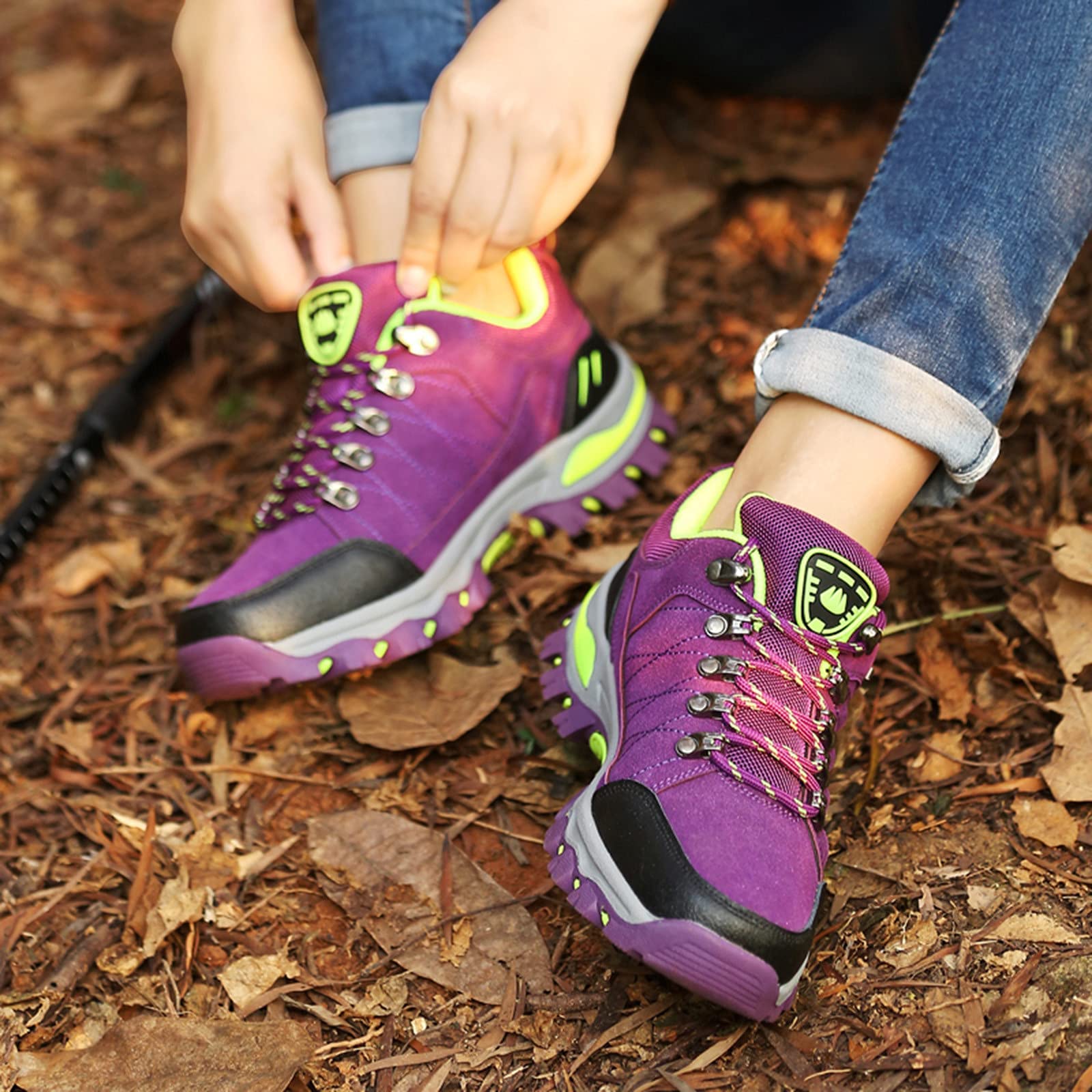 BORAMAX Women's Waterproof Hiking Sneakers - Lightweight Outdoor Climbing Shoes for Trail Running & Trekking | Perfect for Hiking, Camping & Mountain Adventures