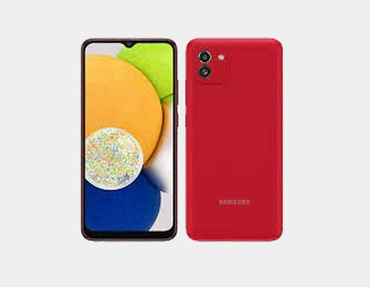 Samsung Galaxy A03 A035M 32GB 3GB RAM Dual SIM Unlocked GSM Phone (Latin Version) - Red | Budget Smartphone for Streaming, Social Media & Everyday Use