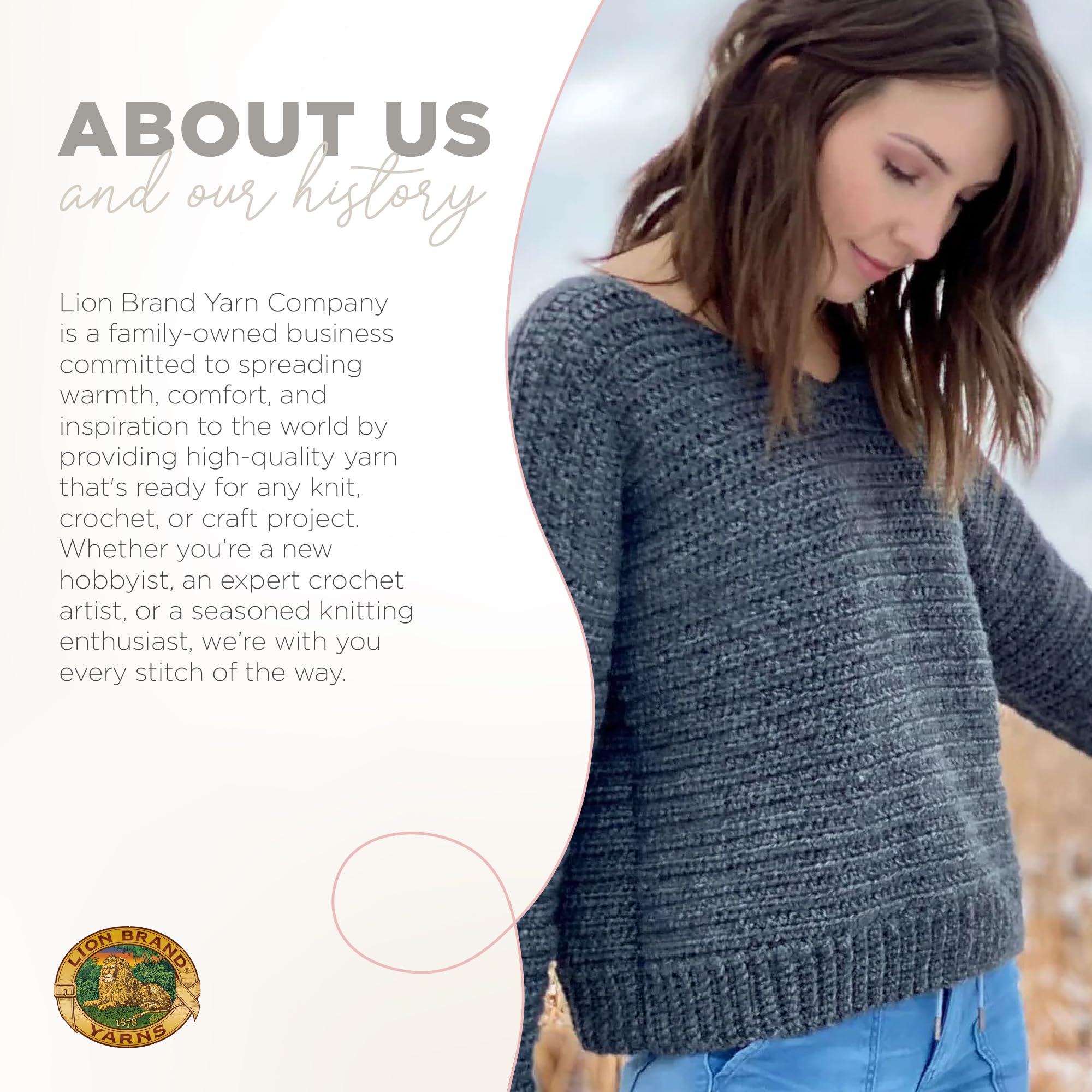 Lion Brand Yarn Heartland Worsted-Weight Yarn for Knitting, Crocheting & Crafting - 3 Pack (Carlsbad Caverns) - Perfect for Blankets, Scarves & DIY Home Decor Projects