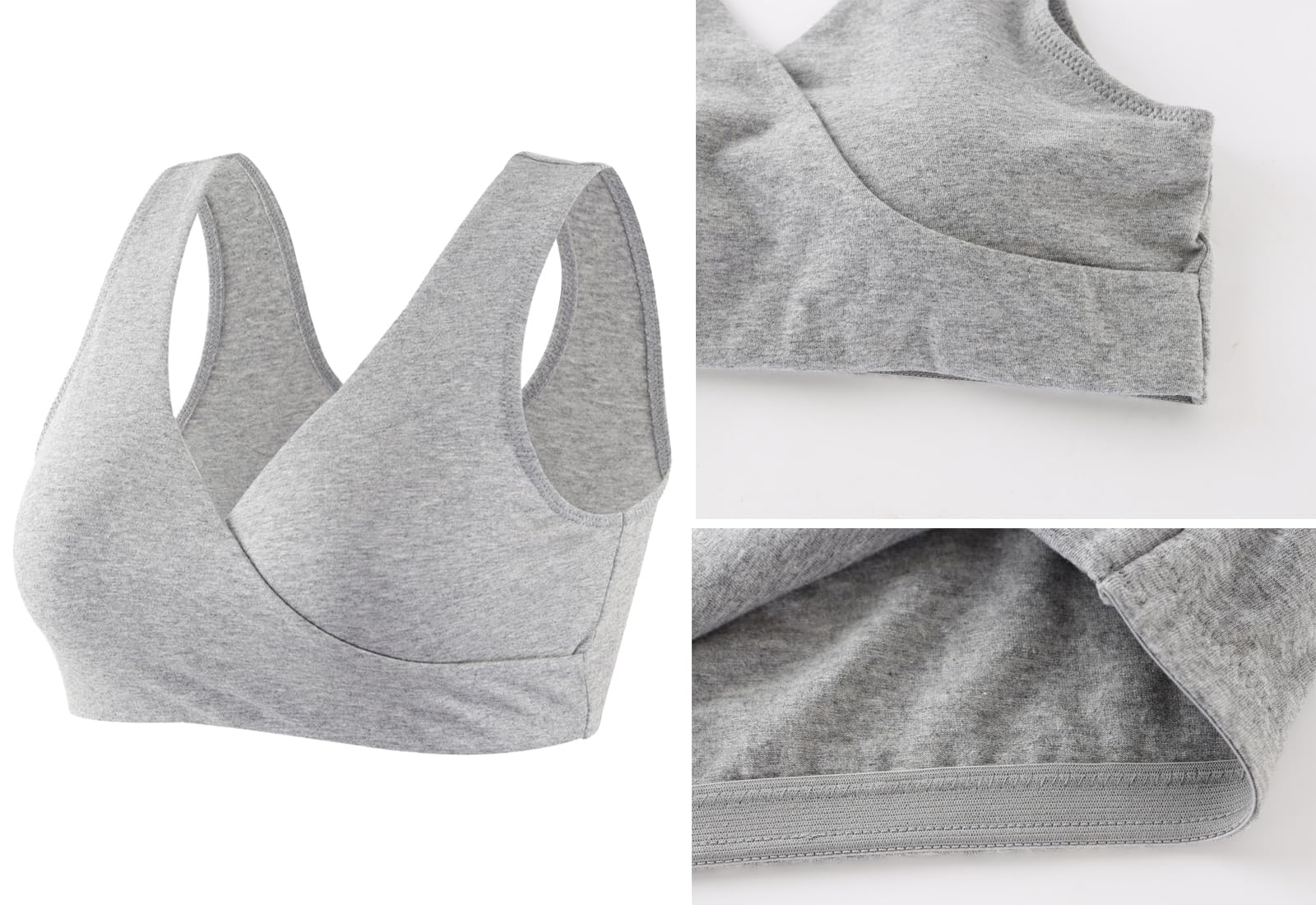 Comfortable Wireless Nursing Sleep Bra for Women - Soft Cotton Maternity Bra for Breastfeeding & Nighttime Comfort - Perfect for Nursing Moms & Pregnancy Support
