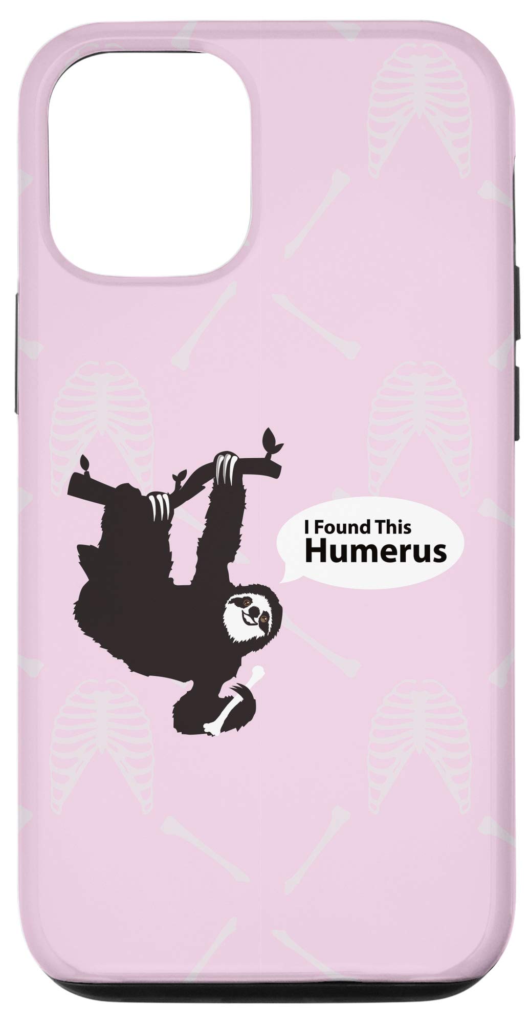 iPhone 12/12 Pro Case - Funny Radiology X-Ray Tech Sloth Design - Perfect Gift for Medical Students & Healthcare Workers - Durable Protective Phone Cover for Work & Daily Use