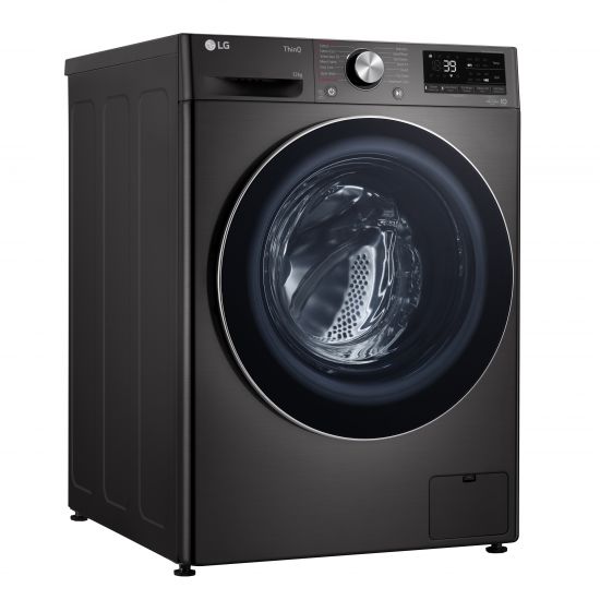 LG WV9 1412B 12kg Front Load Washing Machine - Energy Efficient, Large Capacity for Family Laundry Needs | Perfect for Home, Apartment, and Laundromat Use