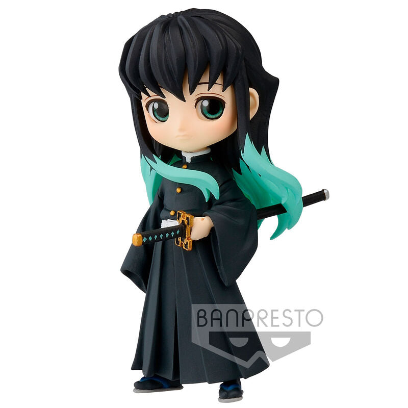 Demon Slayer Q Posket Petit Muichiro Tokito Figure - Anime Collectible Gift for Fans - Perfect for Display, Shelf Decoration, and Otaku Collections
