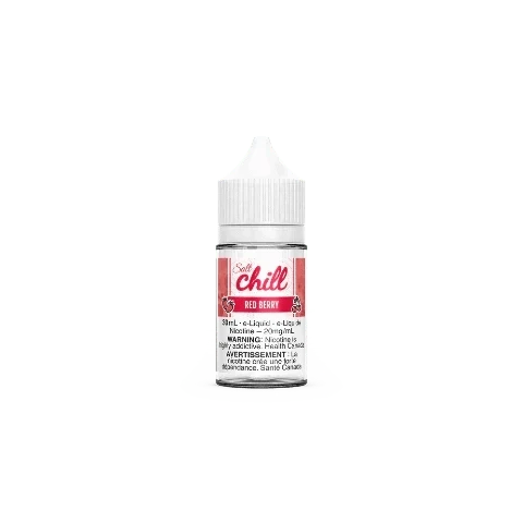 Premium Red Berry Salt Chill E-Liquid 30mL - Refreshing Fruit Flavor for Vape Pens & Pods - Alberta, Canada