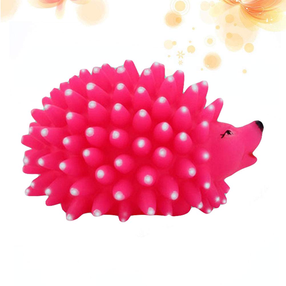 TEHAUX Small Dog Chew Toys - 1pc Moving Hedgehog Squeaky Toy for Teething Puppies & Small Breed Dogs - Interactive Pet Toy for Boredom Relief & Dental Health - Perfect for Indoor Play, Training & Anxiety Relief
