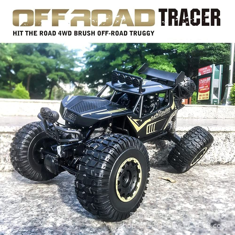 HEBXMF 1/8 Scale 4WD RC Buggy - 2.4GHz Remote Control Off-Road Rock Crawler Truck, All Terrain Electric RC Car for Adults & Kids | Perfect for Backyard Racing, Trail Adventures & Off-Road Play