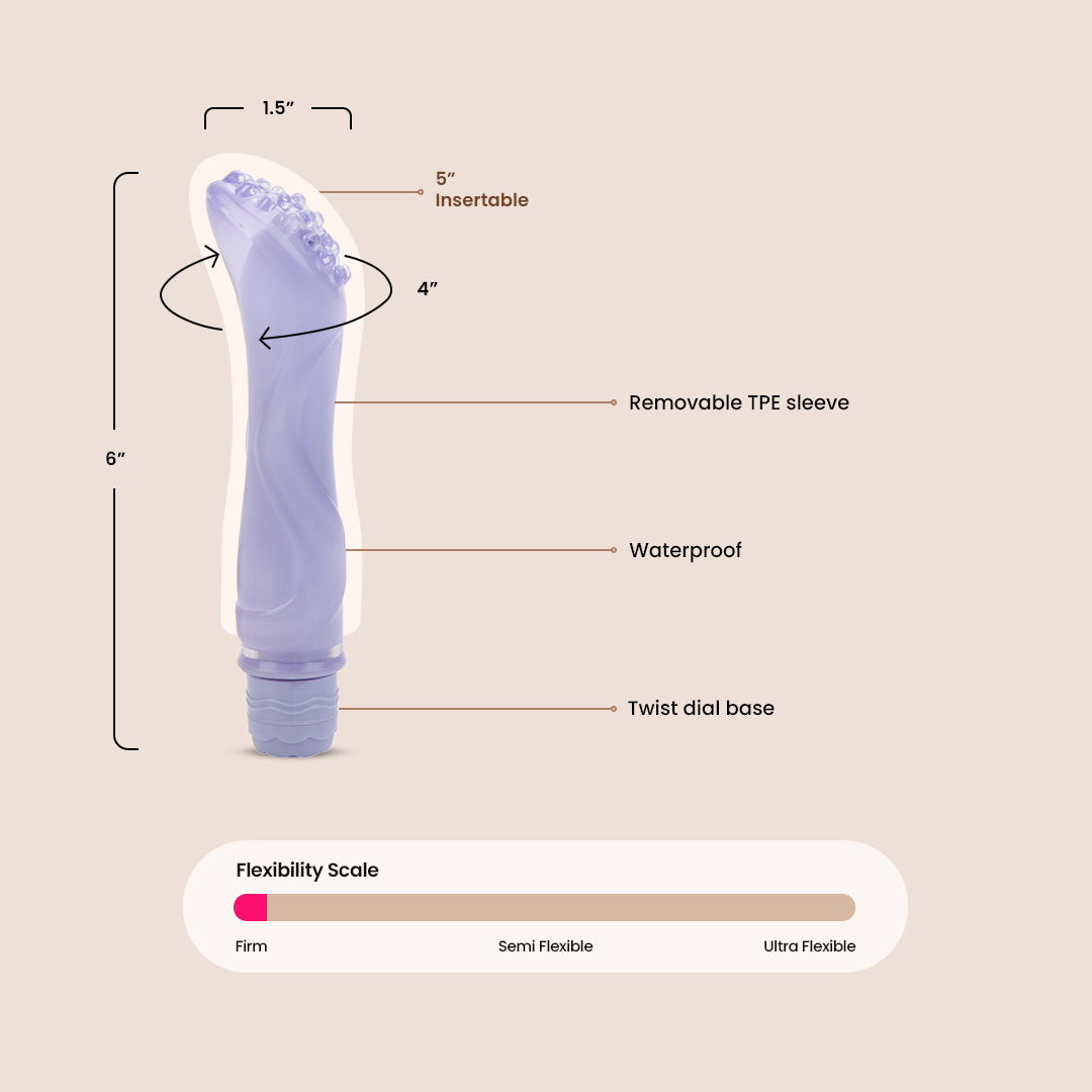 First Time® Softee Teaser with Removable Soft Sleeve - Gentle Baby Teething Toy for Soothing Sore Gums - Perfect for Home, Travel & On-the-Go Relief