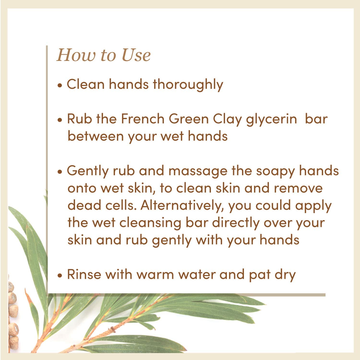 Earth Reserve French Green Clay & Tea Tree Oil Soap | Handmade Natural Glycerin Bar Soap (100g) for Acne, Oily Skin & Deep Cleansing | Vegan, Cruelty-Free Skincare for Face & Body