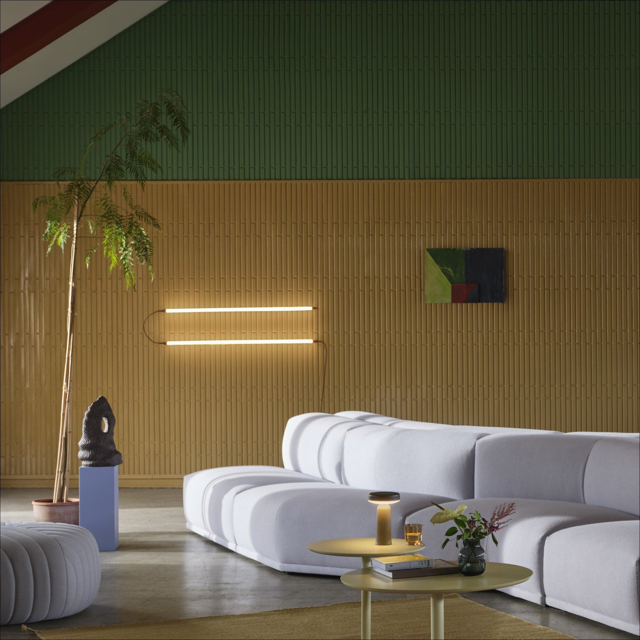 MUUTO Fine Wall/Ceiling Lamp - Modern Scandinavian Pendant Light in Black (3 Size Options) | Perfect for Living Room, Bedroom & Office Lighting