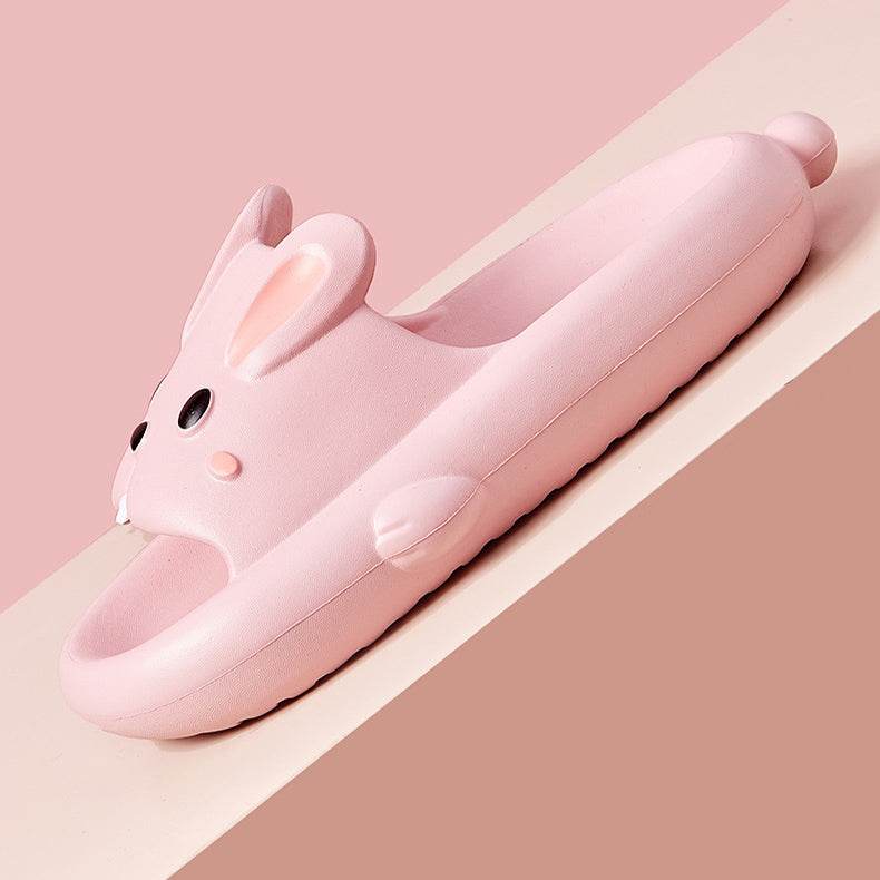 Cute Kawaii Bunny Slippers for Women - Soft Plush House Shoes with Non-Slip Sole - Perfect for Indoor Comfort, Lounge Wear & Gift Giving