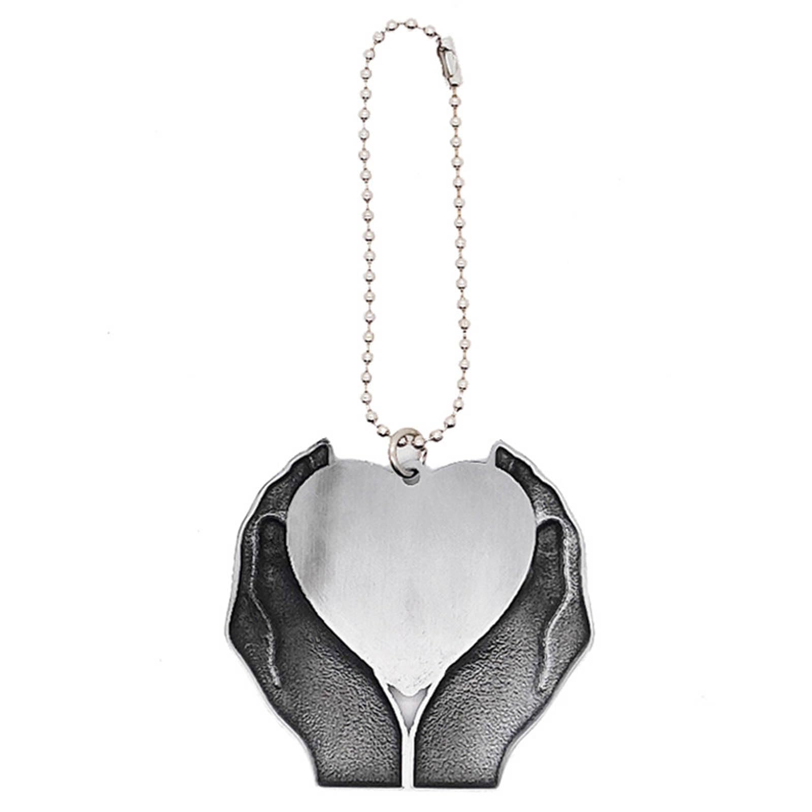 Meiliyizu Customizable Heart-Shaped Car Pendant - Personalized Photo Car Hanging with Sublimation Blank for Valentine's Day, Anniversary, or Romantic Gift