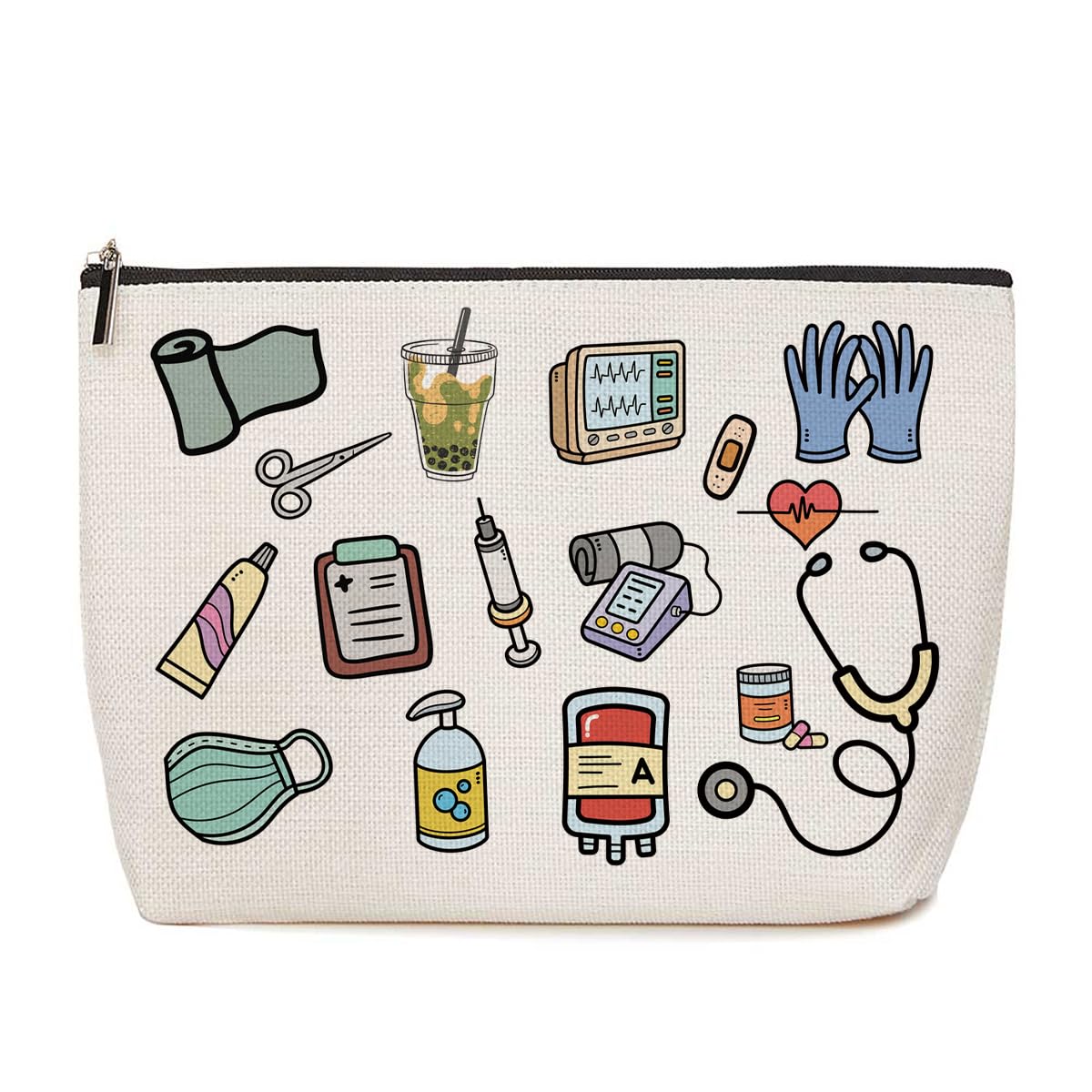 **Best Nurse Gifts for Women - Nursing Essentials & Accessories for Work, Graduation, Birthday, Christmas & Nurse Week - Makeup Bag, Student Supplies & Employee Appreciation Gifts (Ideal for Daily Use & Special Occasions)**