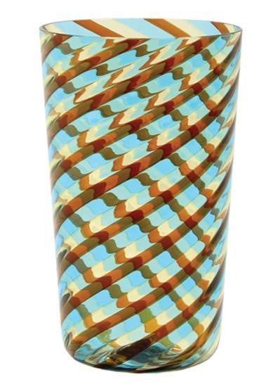PRE ORDER Set of 6 Candy-Colored Glass Cups - Yellow, Topaz & Aqua - Perfect for Parties, Home Decor & Gift Giving