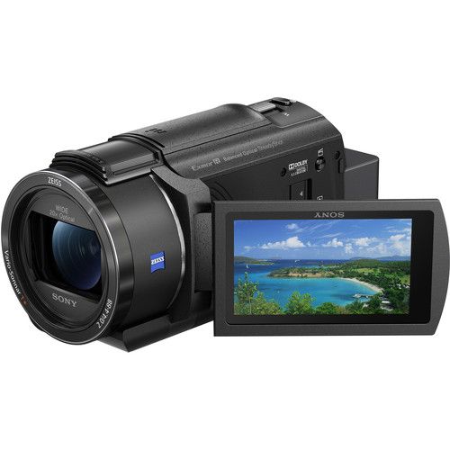 Sony Handycam FDR-AX43 4K Ultra HD Camcorder with Exmor R CMOS Sensor - Perfect for Travel Vlogging, Family Events & Professional Video Recording