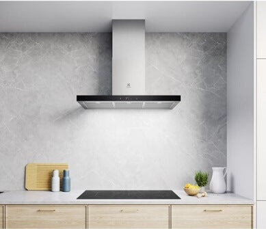 Electrolux ECT9750S 90cm UltimateTaste 500 Stainless Steel Chimney Cooker Hood - Powerful Kitchen Ventilation for Smoke & Odor Removal - Perfect for Modern Home Cooking