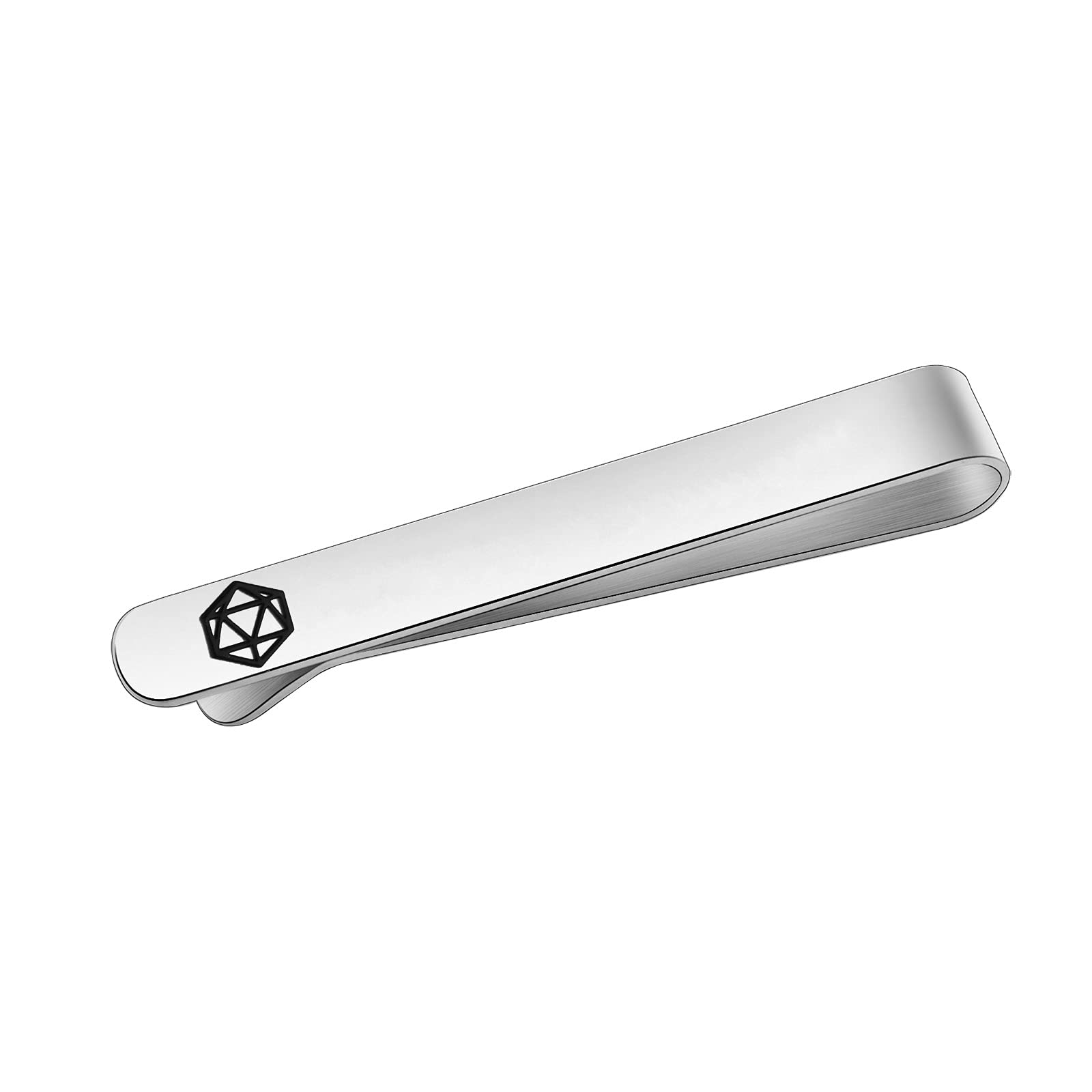 D20 Dice Tie Clip - Unique Dungeons & Dragons Tie Pin for Gamers & D&D Enthusiasts - Perfect Gift for Tabletop RPG Players & Dungeon Masters